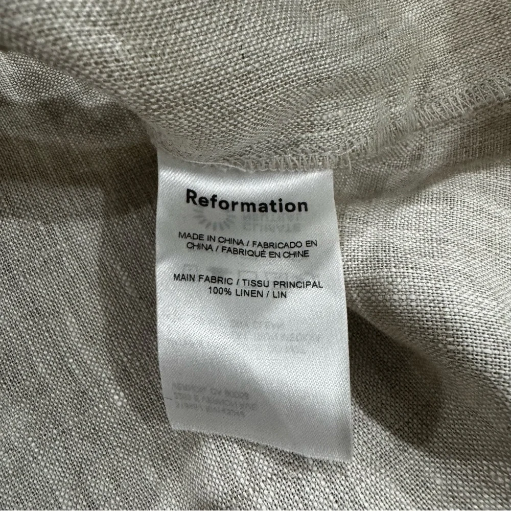 Reformation 100% linen